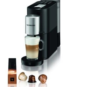 Nespresso Atelier, 1,0 L. Black Kapsel Kaffemaskine - Sort/sølv