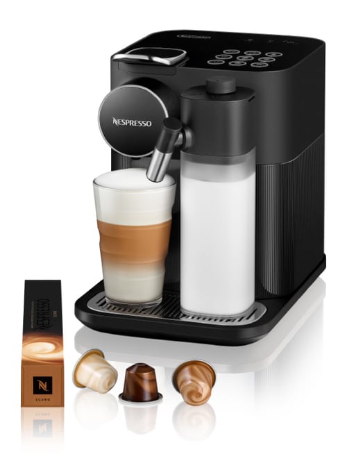 Nespresso Gran Lattissima Black Kapsel Kaffemaskine - Sort