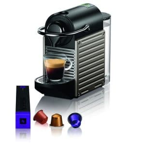 Nespresso Pixie Electric Aluminium Kapsel Kaffemaskine - Titanium
