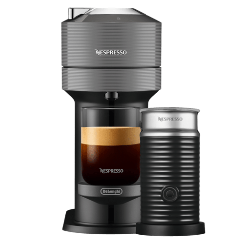 Nespresso Vertuo Next Grey Env120.Gyae - Bundle Kapsel Kaffemaskine Grå