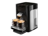 Senseo Quadrante HD7865/60, Fritstående, Kapsel kaffemaskine, 1,2 L, Kaffepuder, Sort