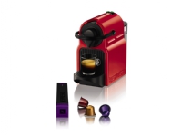 Krups Nespresso Inissia XN1005 Ruby Red, Kapsel kaffemaskine, 0,7 L, Kaffekapsel, 1260 W, Rød